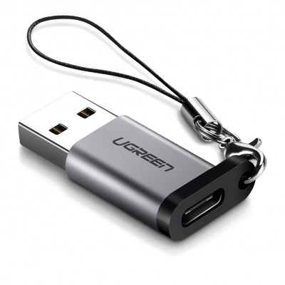 50533 Адаптер UGREEN US276 USB3.0 - Type-C, цвет: серый можно капить на ugreen.by
